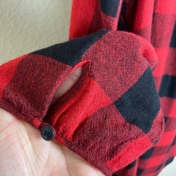 Madewell Signal Tunic Dress in Buffalo Check Red - Picture 5 of 6